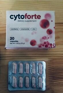 Cyto Forte treatment of cystitis with natural capsules - review the results of the application